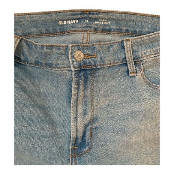 Old Navy Bootcut Jeans Size 10 Medium Wash Stretch Denim - Picture 2 of 6